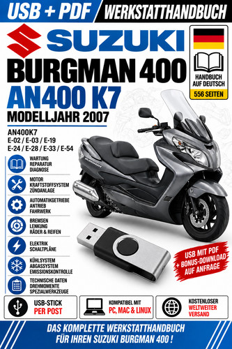 Suzuki burgman 400 an400 - suzuki,